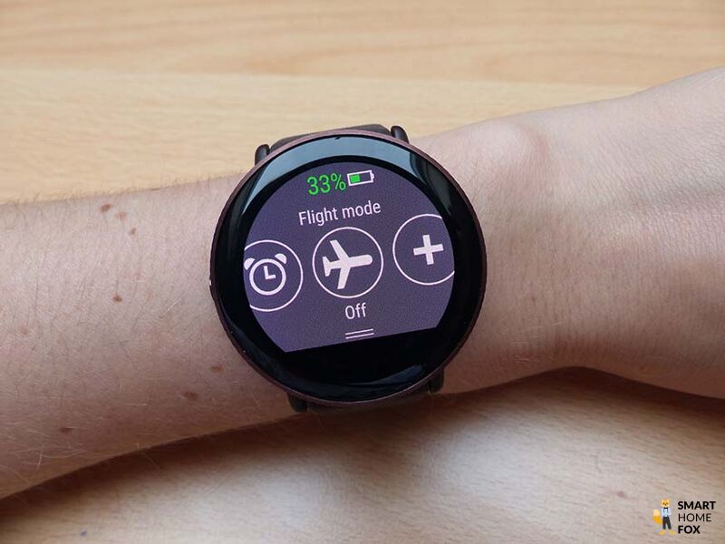 commandes tactiles écran montre Polar Ignite 3